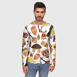 Лонгслив мужской Гамбия, цвет: 3D-принт — фото 2