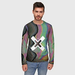 Лонгслив мужской The XX: Neon Colour, цвет: 3D-принт — фото 2