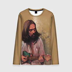 Лонгслив мужской George Harrison: Guitarist, цвет: 3D-принт