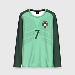 Лонгслив мужской Сборная Португалии: Роналду ЧМ-2018, цвет: 3D-принт