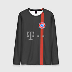 Лонгслив мужской Bayern FC: Black 2018, цвет: 3D-принт