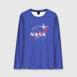 Лонгслив мужской NASA: Blue Space, цвет: 3D-принт