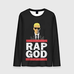 Лонгслив мужской Rap God Eminem, цвет: 3D-принт