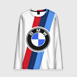 Лонгслив мужской BMW M: White Sport, цвет: 3D-принт