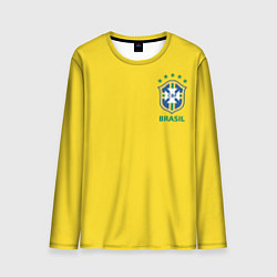 Лонгслив мужской Сборная Бразилии, цвет: 3D-принт