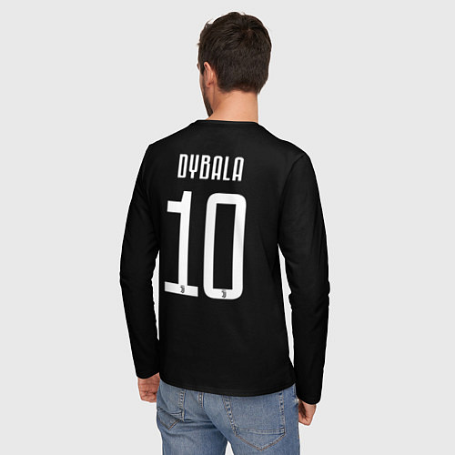 Мужской лонгслив FC Juventus: Dybala FIFA 2018 / 3D-принт – фото 4