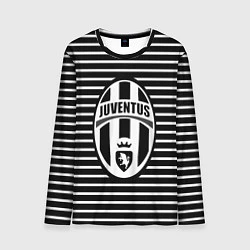 Лонгслив мужской FC Juventus: Black Lines, цвет: 3D-принт