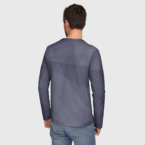 Мужской лонгслив Лучший в мире дедушка / 3D-принт – фото 4