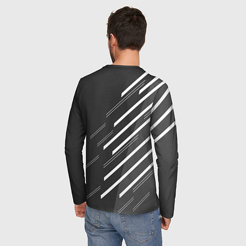 Мужской лонгслив Toyota: White Rays / 3D-принт – фото 4