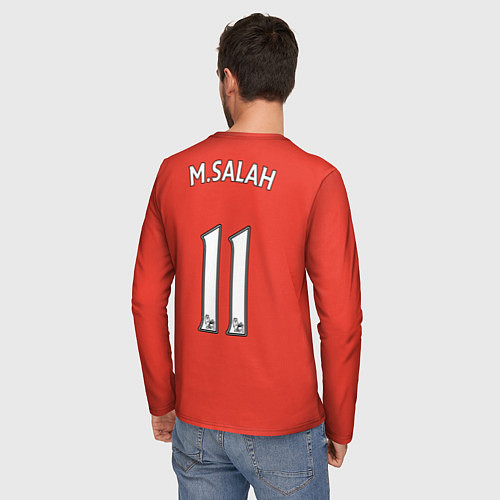 Мужской лонгслив FC Liverpool: Salah 18/19 / 3D-принт – фото 4