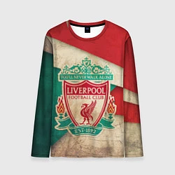 Лонгслив мужской FC Liverpool: Old Style, цвет: 3D-принт