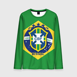 Лонгслив мужской CBF Brazil, цвет: 3D-принт