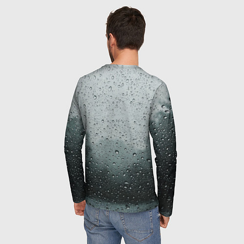 Мужской лонгслив The Rain / 3D-принт – фото 4