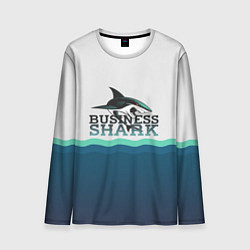 Лонгслив мужской Business Shark, цвет: 3D-принт