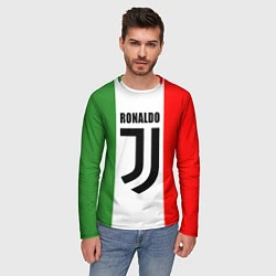 Лонгслив мужской Ronaldo Juve Italy, цвет: 3D-принт — фото 2