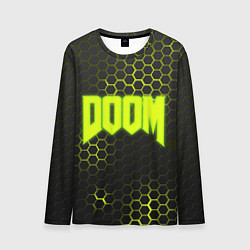 Лонгслив мужской DOOM: Acid Green, цвет: 3D-принт