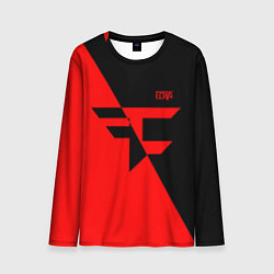 Мужской лонгслив FaZe Clan: Red & Black