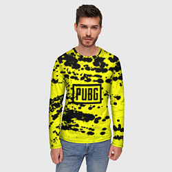 Лонгслив мужской PUBG: Yellow Stained, цвет: 3D-принт — фото 2
