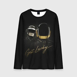 Лонгслив мужской Daft Punk: Get Lucky, цвет: 3D-принт