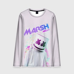 Лонгслив мужской Marshmello: New DJ, цвет: 3D-принт