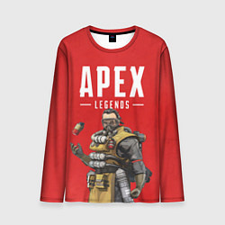 Лонгслив мужской Apex Legends: Red Caustic, цвет: 3D-принт
