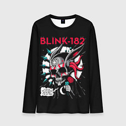 Лонгслив мужской Blink-182: Death Punk, цвет: 3D-принт