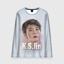 Лонгслив мужской BTS K.S.Jin, цвет: 3D-принт