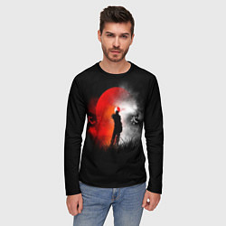 Лонгслив мужской Лед и огонь Ice and Fire, цвет: 3D-принт — фото 2