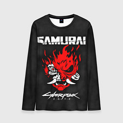 Лонгслив мужской Cyberpunk 2077: Samurai, цвет: 3D-принт