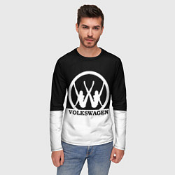 Лонгслив мужской Volkswagen girls, цвет: 3D-принт — фото 2