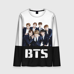 Лонгслив мужской BTS постер, цвет: 3D-принт