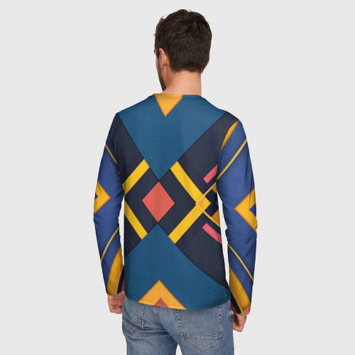 Мужской лонгслив Sasha / 3D-принт – фото 4