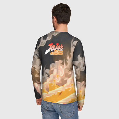 Мужской лонгслив Dio Brando x Jotaro / 3D-принт – фото 4