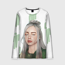 Лонгслив мужской Billie Eilish, цвет: 3D-принт