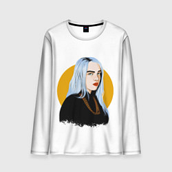 Лонгслив мужской Billie Eilish, цвет: 3D-принт