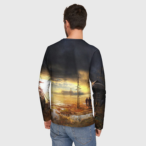 Мужской лонгслив STALKER 2 / 3D-принт – фото 4