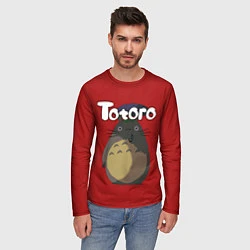 Лонгслив мужской Totoro, цвет: 3D-принт — фото 2
