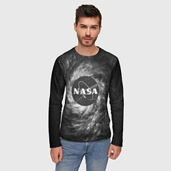 Лонгслив мужской NASA, цвет: 3D-принт — фото 2