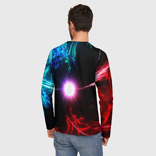 Мужской лонгслив Кис-Кис / 3D-принт – фото 4