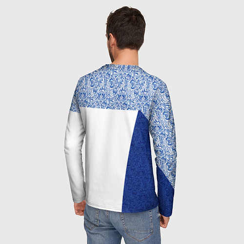 Мужской лонгслив Форма России / 3D-принт – фото 4