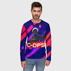 Лонгслив мужской C-OPS, цвет: 3D-принт — фото 2