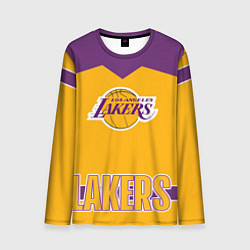 Лонгслив мужской Los Angeles Lakers, цвет: 3D-принт