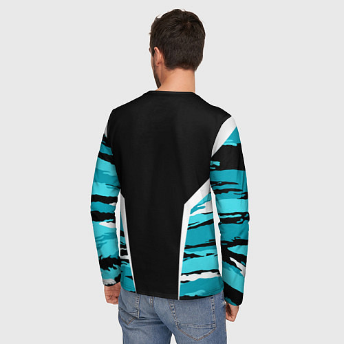 Мужской лонгслив ВВС России Камуфляж / 3D-принт – фото 4