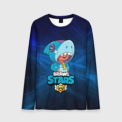 Мужской лонгслив Brawl stars leon shark