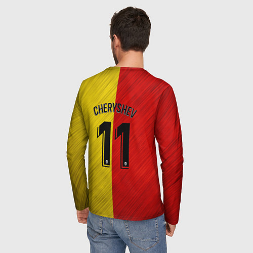 Мужской лонгслив Черышев / 3D-принт – фото 4