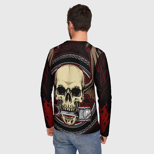 Мужской лонгслив Iron Maiden / 3D-принт – фото 4