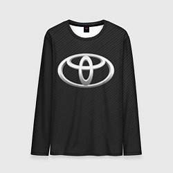 Лонгслив мужской Toyota carbon, цвет: 3D-принт