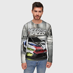 Лонгслив мужской Need for Speed, цвет: 3D-принт — фото 2