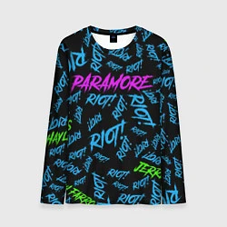 Лонгслив мужской Paramore RIOT!, цвет: 3D-принт