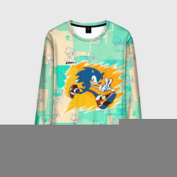 Лонгслив мужской Sonik, цвет: 3D-принт
